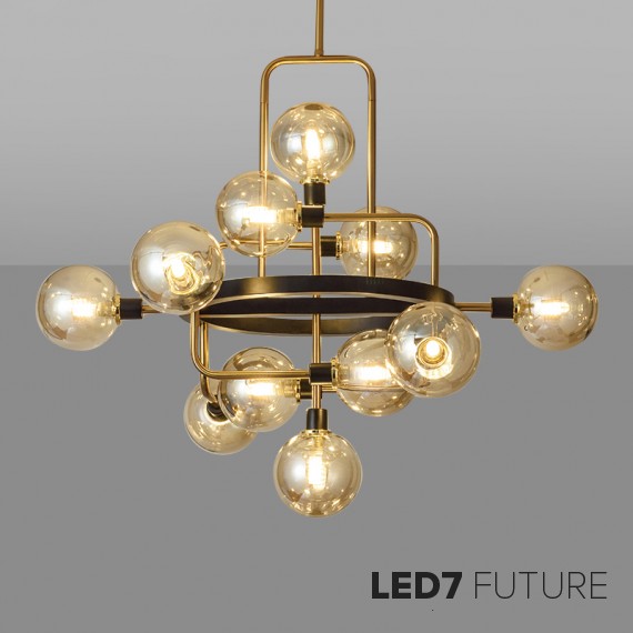 Loft Industry Modern - Mercury Chandelier